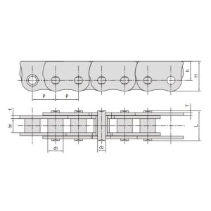 Cadena anti-doblego para ventana corredera