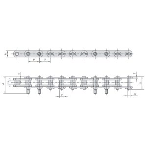 Cadena para lavadora de carbón