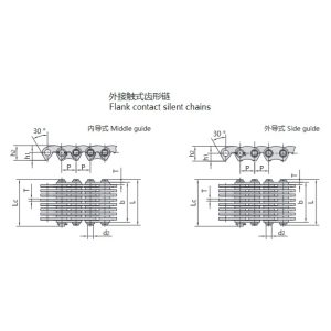 Cadena de dientes invertidos