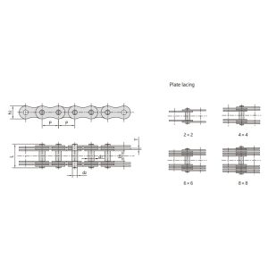cadena de pines multiplanas