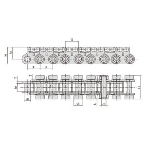 Cadenas para equipos de paneles derivados de la madera