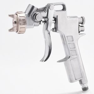 Pistola pulverizadora con atomización por aire