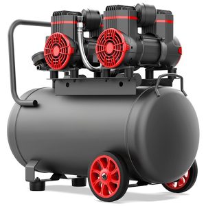 Compresor de aire sin aceite de doble cabezal