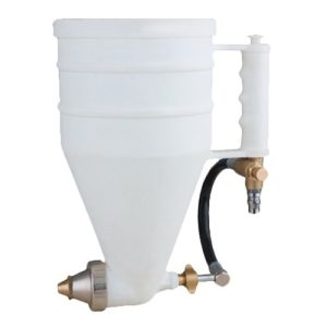 Pistola pulverizadora de embudo