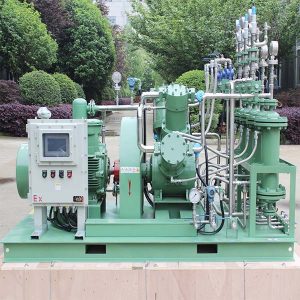 Compresor de fluoroetileno sin aceite