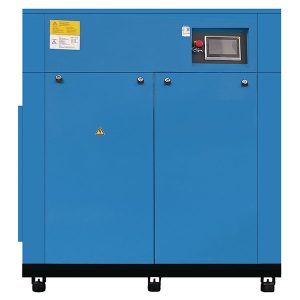 Compresor de aire de tornillo de dos etapas con conversión de frecuencia PM