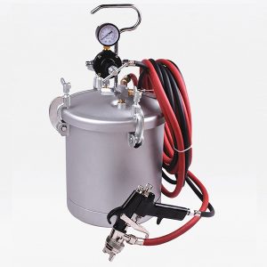 Pistola pulverizadora con tanque a presión