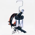 Pistola pulverizadora con tanque a presión