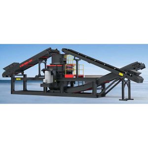 Estación móvil de trituración y fabricación de arena