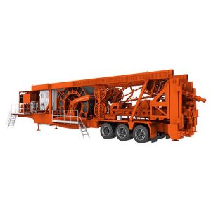 unidad de mástil de tubería enrollada