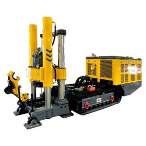 Máquina perforadora de elevación sobre orugas
