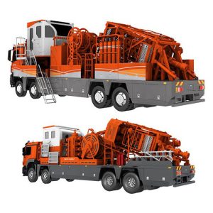 unidad de tubería enrollada inteligente controlada eléctricamente