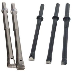 barra de perforación con orificio de tapón integrado