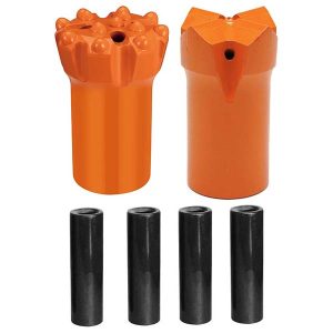 Broca con botón de retracción con rosca R32