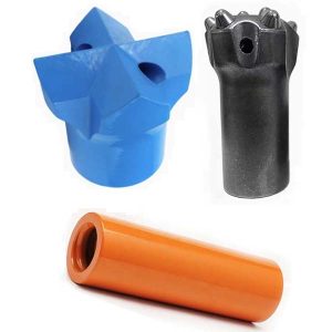 Punta de botón en cruz R35 y manguito de acoplamiento